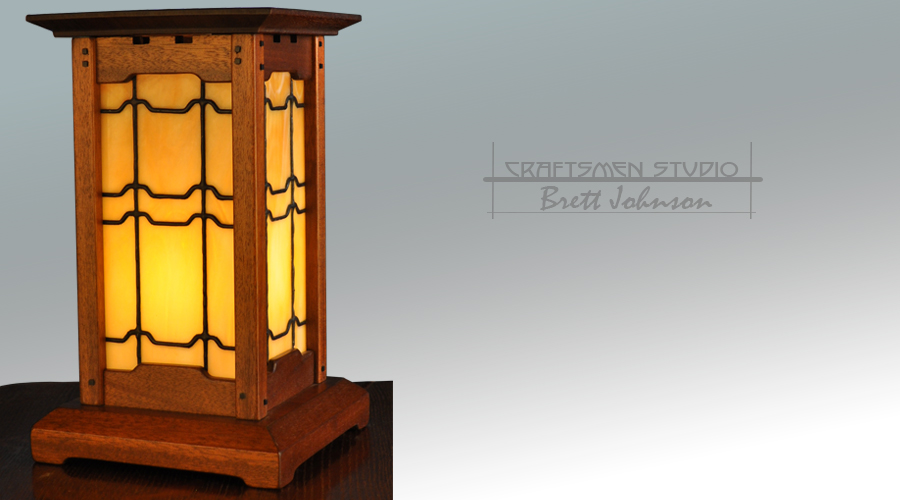 Arts and Crafts Table Lamp - Stickley Style Table Lamp