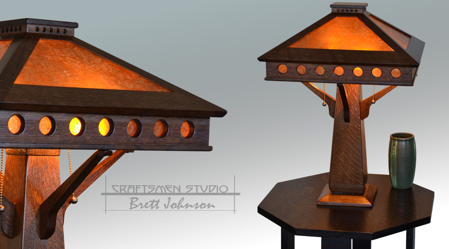 mission style table lamps