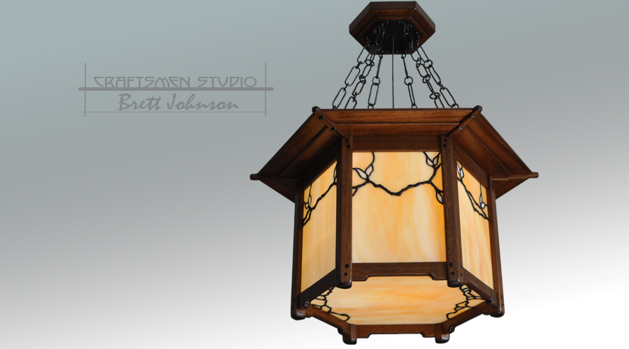 Greene and Greene Lighting | Culbertson House Arts and Crafts Chandelier