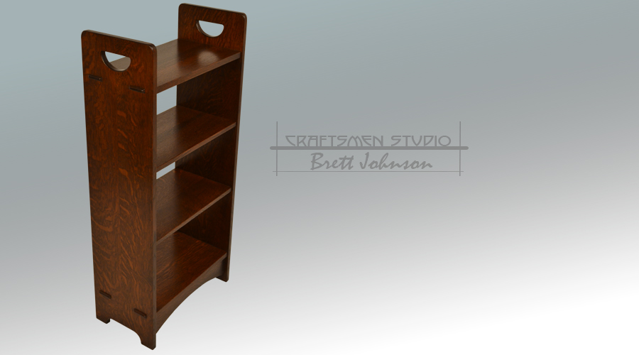 Stickley D-Handle Bookshelf | Arts and Crafts Furniture