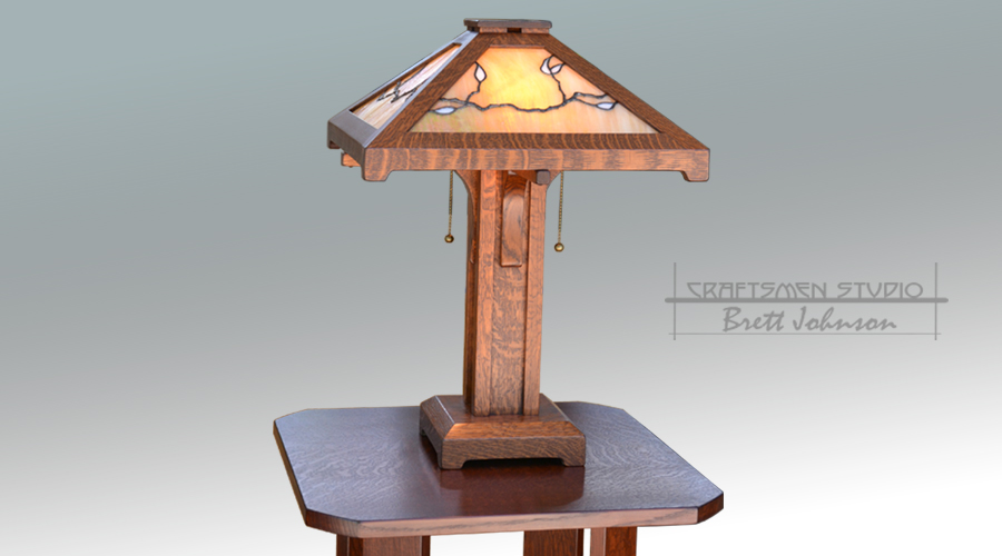Vista Arts and Crafts table lamp